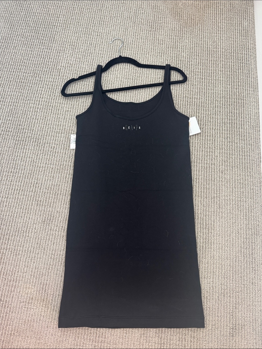 GAP Black Ribbed Tank Dress - Picture 2 of 6